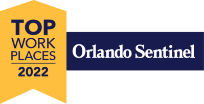 Top Work Places 2022 Orlando Sentinel Logo