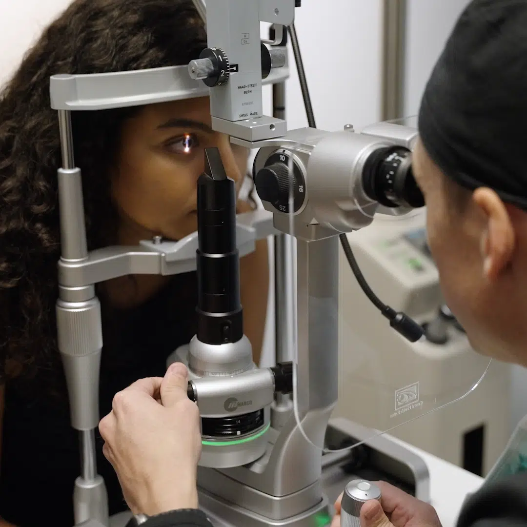 Young eye patient during a PRK Vision Correction Consultation in Orlando FL